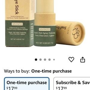 NIB BONIAQ Advanced Snail Repair Eye Stick Brightening & Tightening